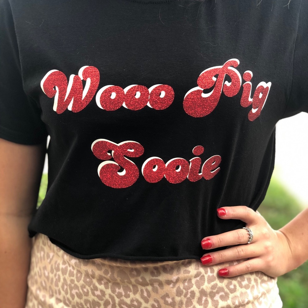 ARKANSAS RAZORBACKS woo Pig Sooie Sooie shirt